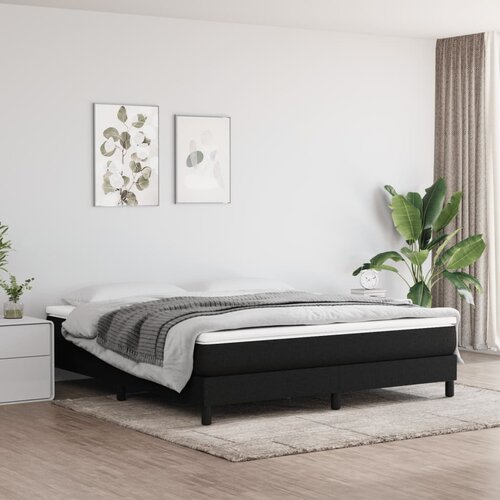 vidaXL madrac s džepičastim oprugama crni 180x200x20 cm od tkanine Cijene