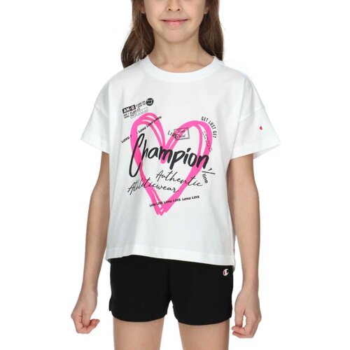 Champion majica za devojčice c heart set CHA241G400-10 Slike
