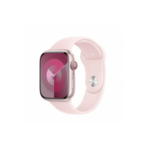 Apple watch 45mm band: light pink sport band - m/l mt3v3zm/a Slike