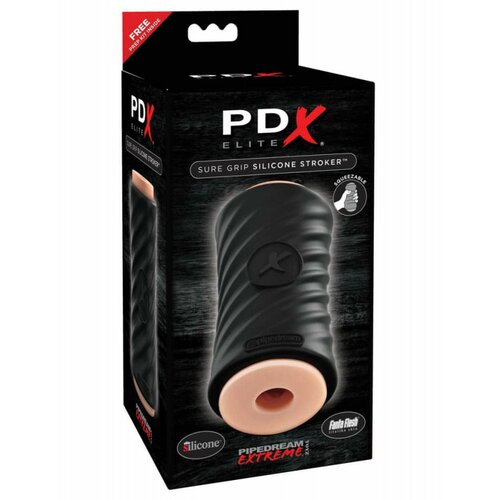 PDX Elite Sure Grip Silicone Stroker PIPE0RD502 Slike