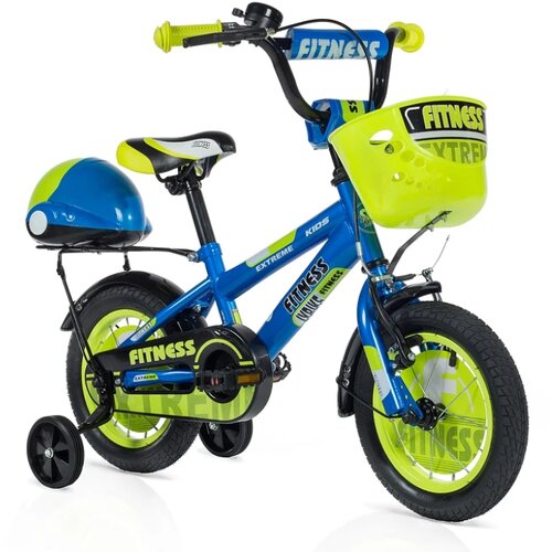  dečiji bicikl za dečake 12&amp;quot; fitness blue, 2g+ Slike