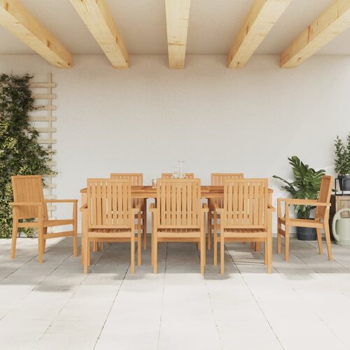 vidaXL Složive vrtne stolice 8 kom 56 5x57 5x91 cm od masivne tikovine Cijene