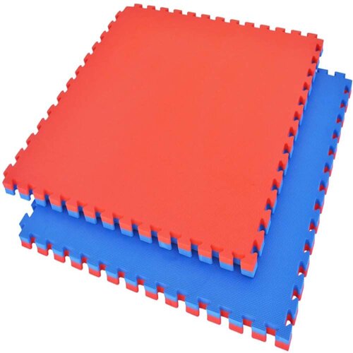 Tatami strunjaca 100x100 cm - 2 cm debljina - plavo-crvena Cijene