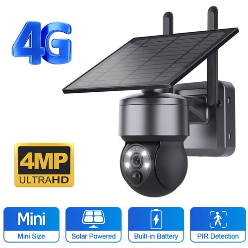  SecTec 517c - 4MP 4G PTZ kamera - solarni panel Cene