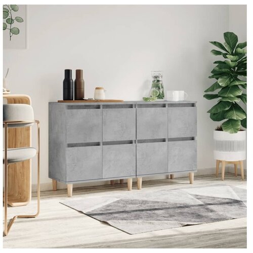  Komode 2 kom siva boja betona 60x35x70 cm od konstruiranog drva Cene