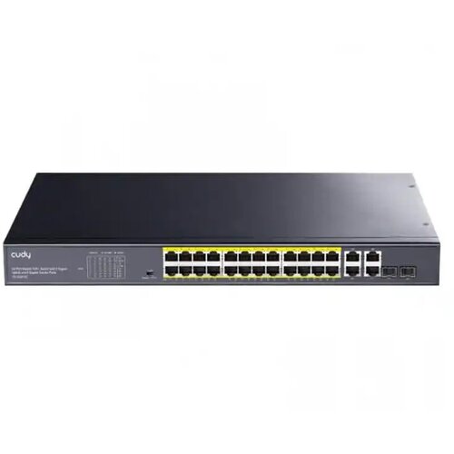 Cudy Svič 10/100/1000 24-port GS1028PS2 PoE+/2 SFP ports 300W Cene