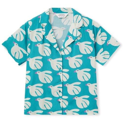 Compania Fantastica Topi &amp;amp; Bluze COMPA&amp;Ntilde;IA FANT&amp;Aacute;STICA Shirt 41031 - Conversational 3 Modra Slike