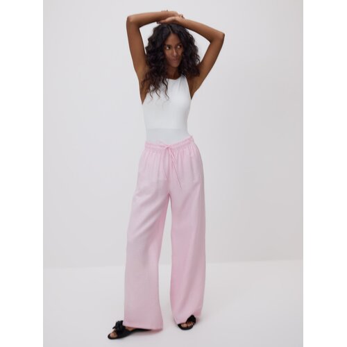Reserved LADIES` TROUSERS - ružičasta Cijene