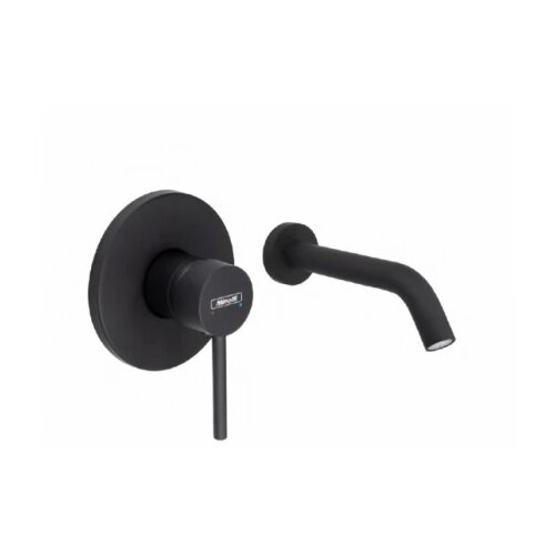 Minotti Ugradna baterija za lavabo TUBO DARK ELEGANCE sa izlivom 210mm Cene