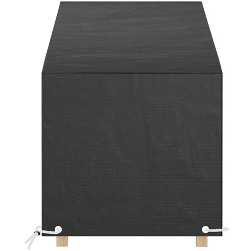 Maison Chic Prevleka za zunanjo pohi&amp;scaron;tvo - Prevleka za ležalnik 2 kosa 12 obročkov 205x75x40/70 cm PE, (21795588) Slike