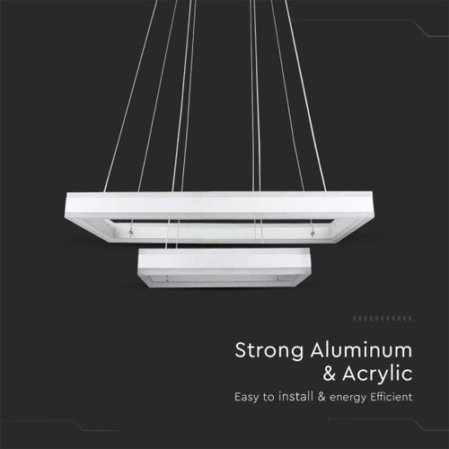  LED prigu&amp;scaron;iva luster na sajli LED/113W/230V 3000K bela Slike