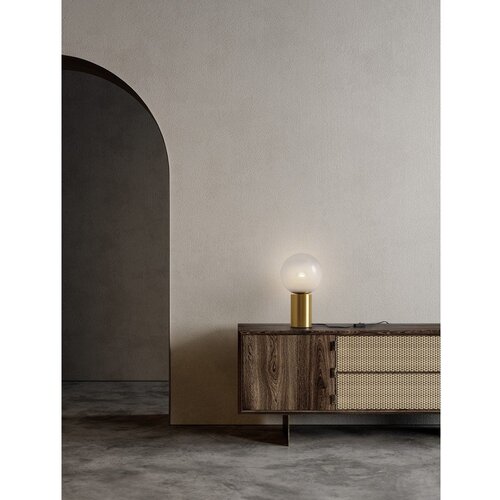 Nova Luce Bijela/u zlatnoj boji staklena stolna lampa (visina 35,5 cm) Vita &amp;ndash; Slike