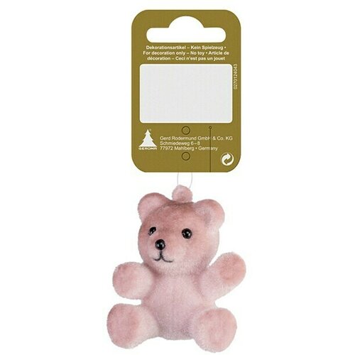  Okrasek za božično drevo Medvedek (Roza, Žamet) Cene
