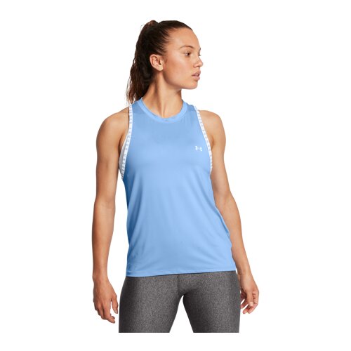 Under Armour UA Tank Knockout Novelty, Horizon Blue/White - L, (21582194) Cene