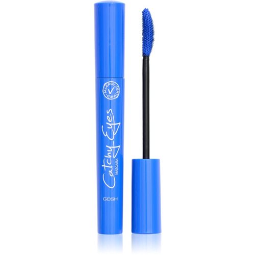 Gosh Catchy Eyes Allergy Certified maskara za povećanje volumena za osjetljive oči nijansa 003 Crazy Blue 8 ml Slike