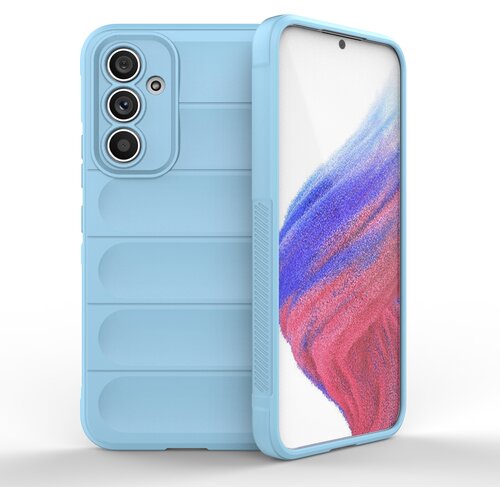  Eleganten Wave ovitek za Samsung A54 5G, Nebeško moder Cene