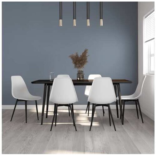  Jedilni stoli 6 kosov bele barve PP Cene