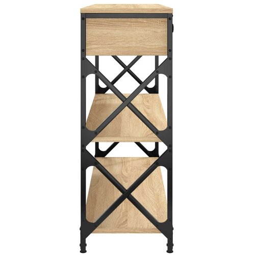  Konzolni stol boja hrasta sonome 100x28x75 cm konstruirano drvo Slike