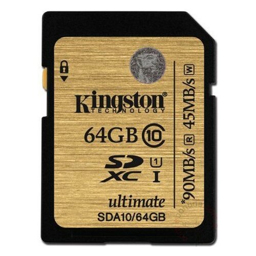 Kingston SD 64GB Class 10 UHS-I Ultimate, SDA10/64GB memorijska kartica Slike