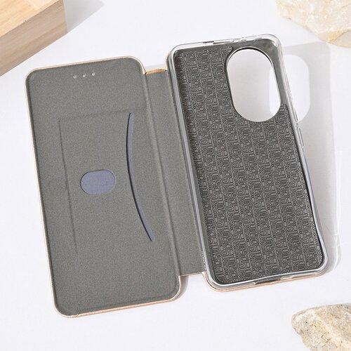 Teracell Maska za Honor 200 na preklop Flip Premium zlatna Slike