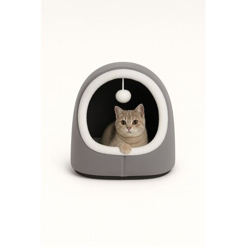 Paws & Whiskers krevet za mačke Alaska STD, 40 x 35 x 35 cm, sivi Cijene