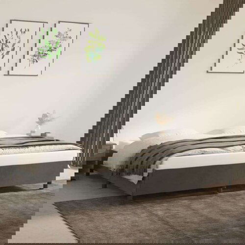  Posteljni okvir temno siv 200x200 cm žamet, (20725482) Slike