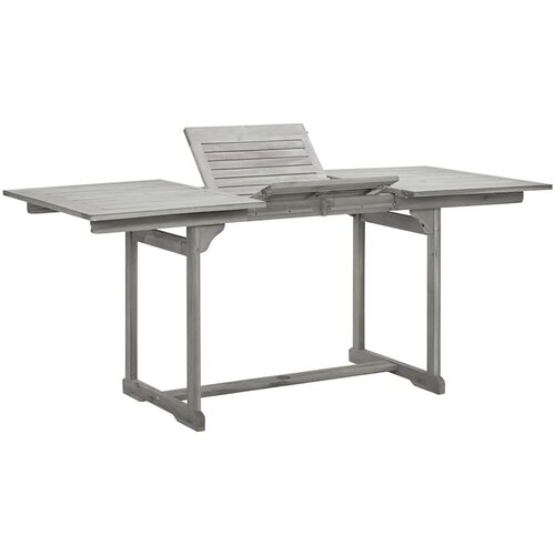  Vrtni blagovaonski stol (120-170) x 80 x 75 cm od drva bagrema Slike
