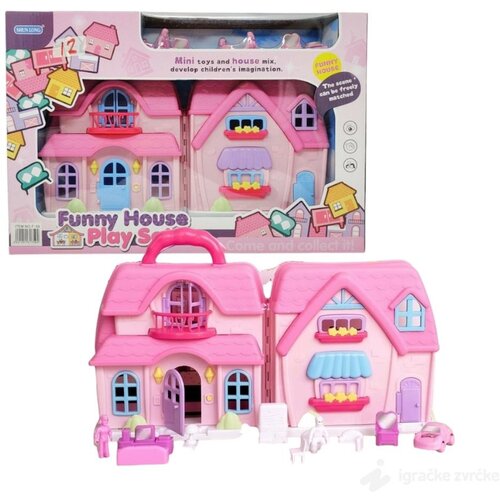 RAZNO Kuća za lutke FUNNY HOUSE Cene