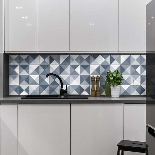Ambiance Komplet 24 dekorativnih stenskih nalepk Azulejos Shades, 15 x 15 cm Slike