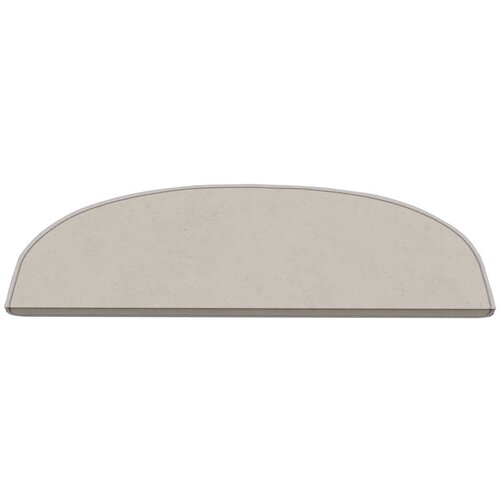 Vitaus Kremno beli komplet preprog za stopnice 16 ks 20x65 cm Plain Color &amp;ndash; Slike