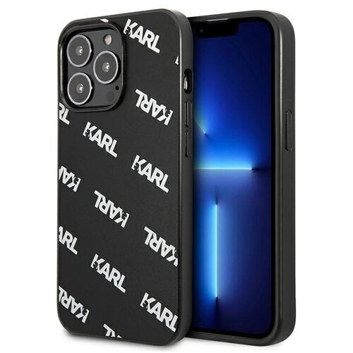 Karl Lagerfeld OVITEK ALLOVER CASE ZA IPHONE 13 PRO 13 ČRN, (21898623) Cene