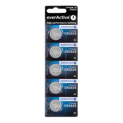 EverActive Lithium battery mini CR2025 - blister 5 pcs. Slike