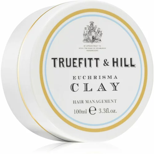 Truefitt & Hill Hair Management Euchrisma Clay glina za stiliziranje kose s ekstra jakim učvršćivanjem za kosu za muškarce 100 ml