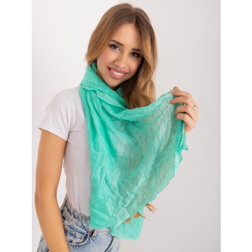 Fashion Hunters Mint Wide Viscose Scarf Slike