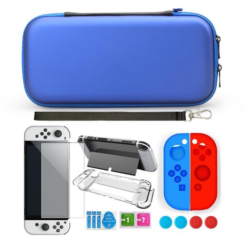 INF Switch OLED ohišje z dodatki 9 delov Blue, (21275180) Cene