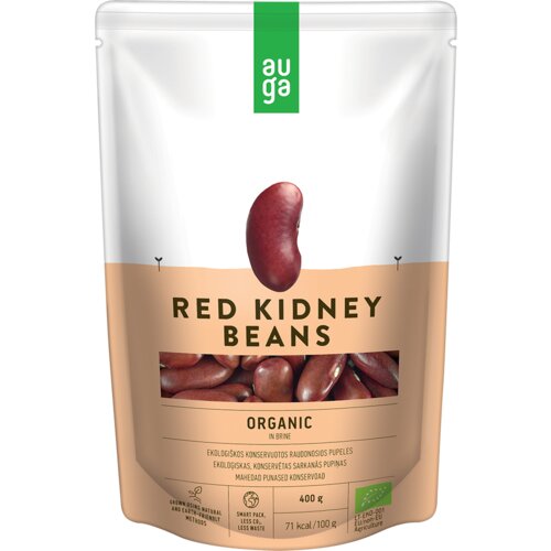 Auga organic Red kidney beans in brine 400g Slike