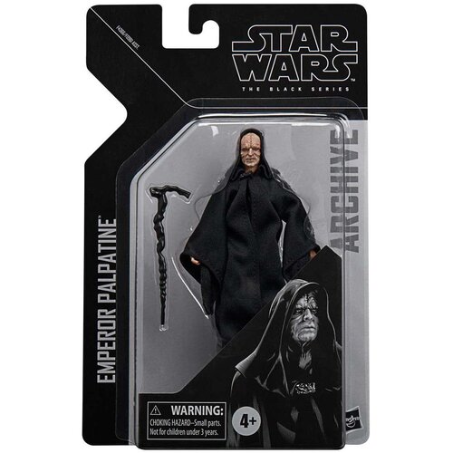 Hasbro Star Wars The Black Series Archive Emperor Palpatine Toy Scale Return of the Jedi Akcijska figura, otroci, večbarvna, ena velikost, 6-palčna, (20840199) Slike