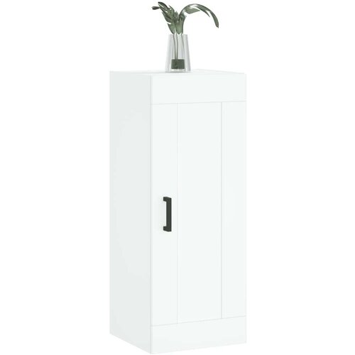 VidaXL Stenska omarica bela 34,5x34x90 cm inženirski les Slike