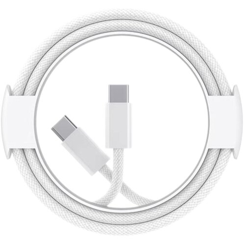 INF 2-paket pletenih kablov USB-C v USB-C - siva in bela 1,5 m, (21838209) Cene