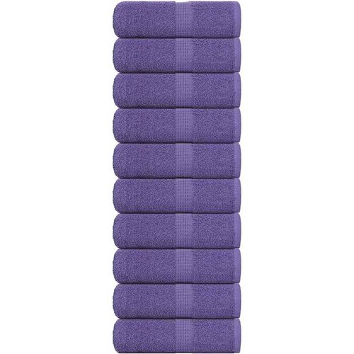  Ručnici za pranje FROGN 10 kom ljubičaste 30x30 cm 360 g/m² Cene