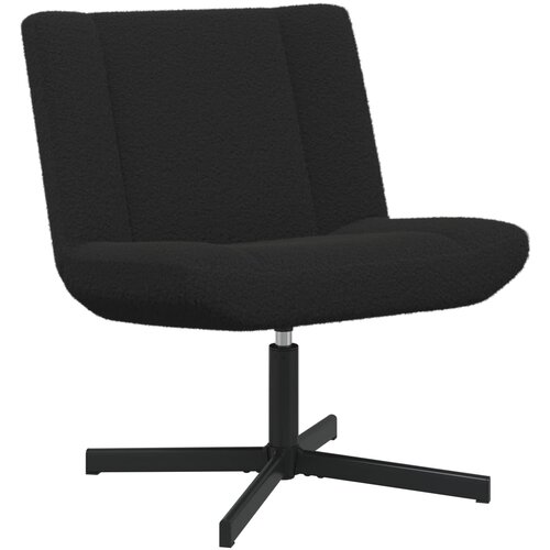  Stolica na kotačiće Crna 63 x 75 x 76 cm Janjeća koža Cene