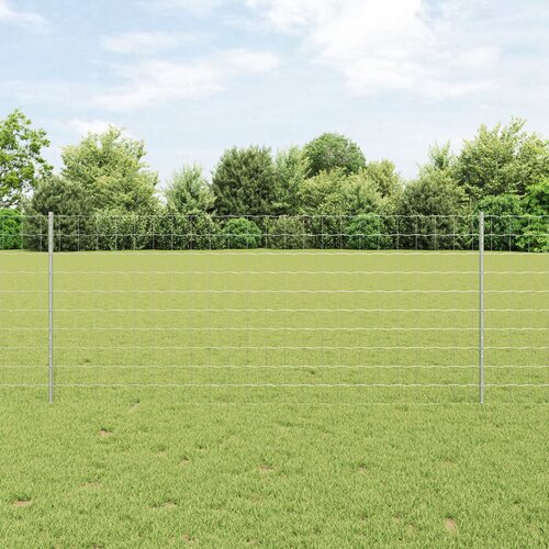 VidaXL Set ograde Set od 2 Pocinčani čelik 25 x 1 m Izdržljivo Slike