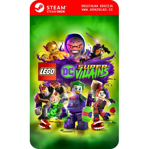 Lego DC Super-Villains - Steam koda brez &scaron;katlice (WINDOWS PC | STEAM DECK) Cene