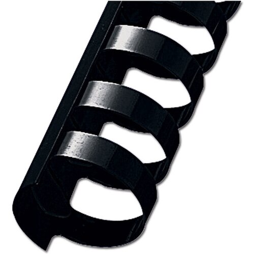 Spirala PLASTIČNA FI-38MM OVAL PK50 FORNAX CRNA Slike