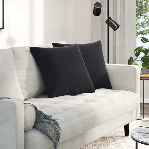 vidaXL jastučići za sofu 2 pcs crna 50 x 50 cm kordura tekstil Cijene