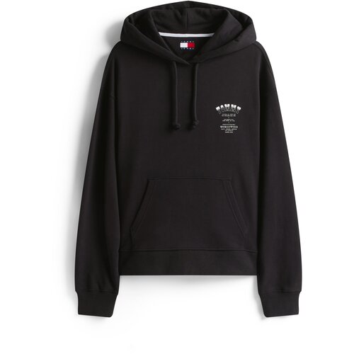 Tommy Jeans Majica črna / bela Slike