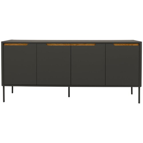 Tenzo crna komoda Switch, 173 x 76 cm Slike