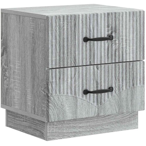  Noćni ormar Siva sonoma 43 x 34 5 x 44 5 cm Konstruirano drvo - Siva sonoma 1 Cene
