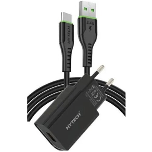 Hytech Univerzalni punjač sa Type-C Kablom HY-XE26T 11W Crni Slike