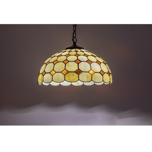  Brilagi - Tiffany vitražni luster na lancu DORAN 2xE27/60W/230V Slike